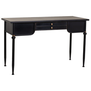 Black secretary deals desk